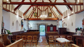 l'église de la Pommeraye : le confessional