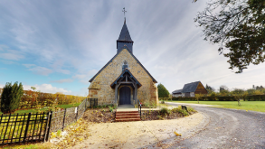  l'église de la Pommeraye : vue de l'extérieur